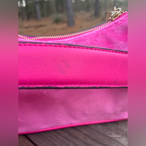 Juicy Couture Y2K Pink Bag Bundle & Gold Tone Earrings & Scrunchies NEW - Picture 4 of 10